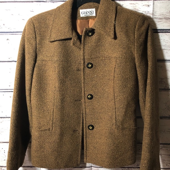 Gianni brown blazer - Picture 2 of 6